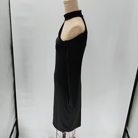 Susana Monaco extreme Cut Out Long Sleeve Dress in Black sold on revolve midi - Picture 6 of 13